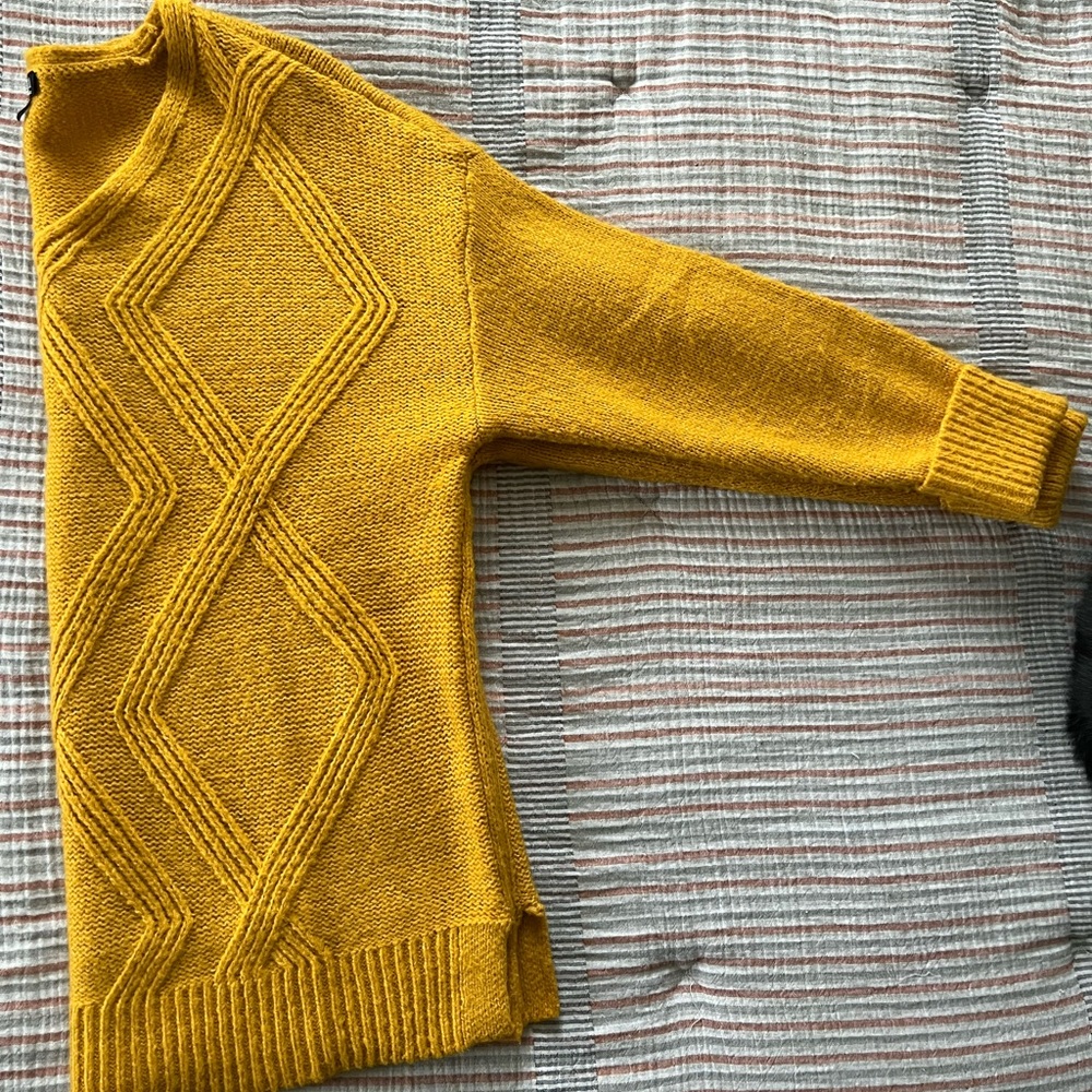 Yellow Knit Sweater